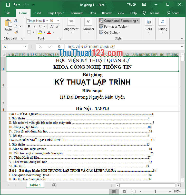 Cách chuyển file Scan sang Excel