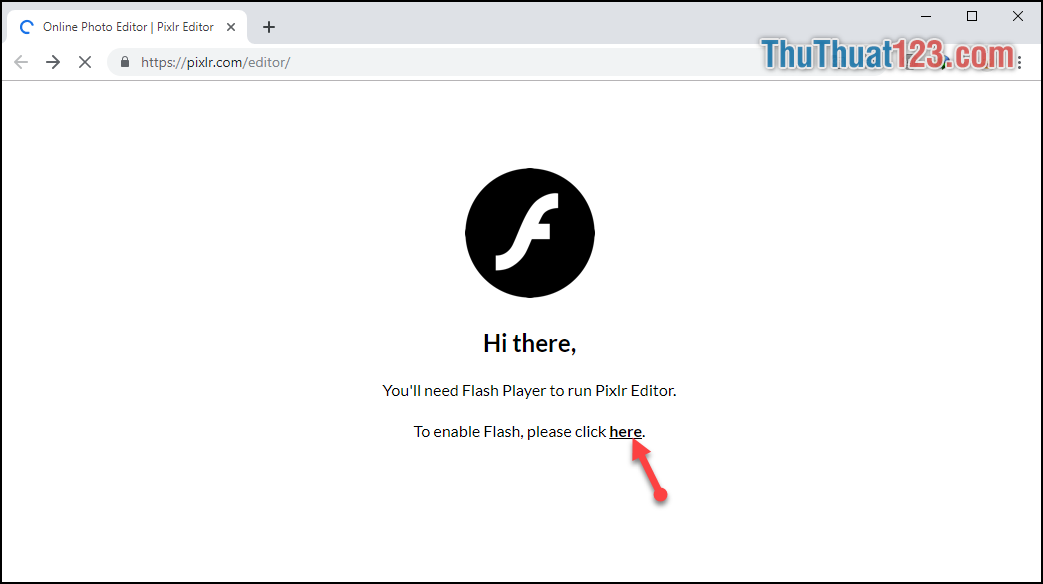 To enable Flash please click here