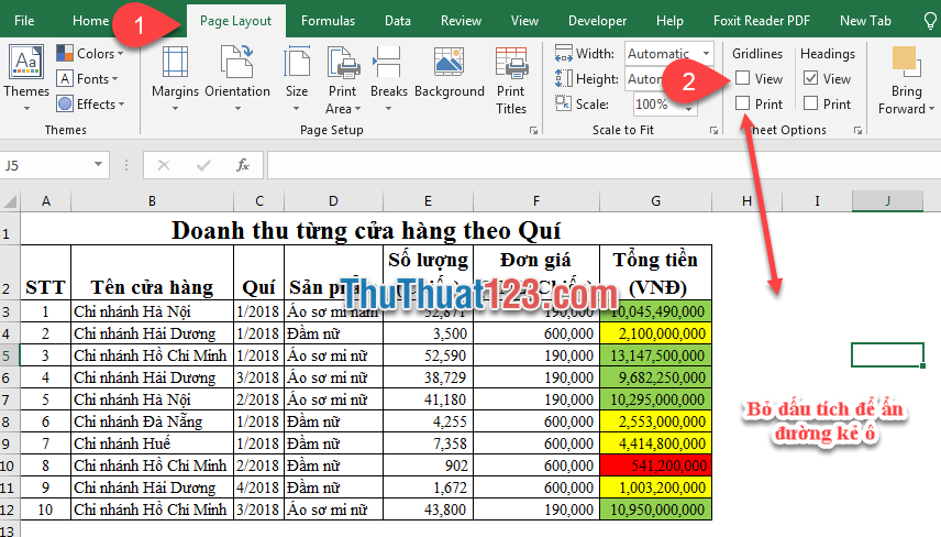 Sử dụng Excel mang lại rất nhiều thuận lợi trong công việc văn phòng của bạn. Tuy nhiên, gây khó chịu khi có những dòng kẻ không cần thiết trong bảng tính. Không cần lo lắng, với các bước đơn giản để loại bỏ dòng kẻ này, bảng tính của bạn sẽ dễ đọc hơn và hiệu quả hơn trong công việc văn phòng.